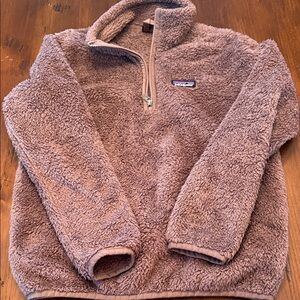 Patagonia purple (mauve color) Fleece Pullover